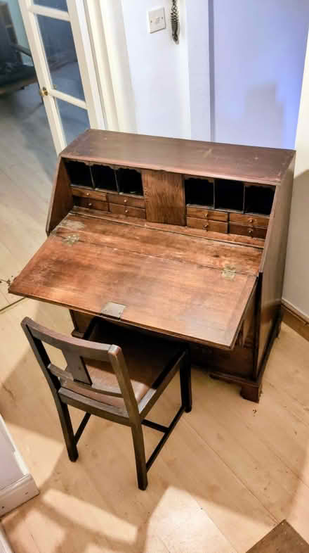 Photo of free Old English secretary desk (Camberwell SE5) #2