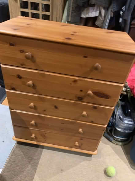Photo of free Chest of pine drawers (Colchester CO3) #1