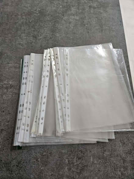Photo of free A4 clear document sleeves (Wandsworth Common SW11) #1