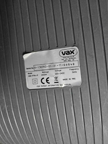Photo of free Vax vacuum cleaner (Stourport on Severn DY13) #4