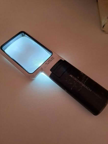 Photo of free Eschenbach LED magnifying glass (4 x 16D 180) (Harefield SO19) #2