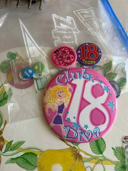 Photo of free Party badges (KT3 new malden) #1