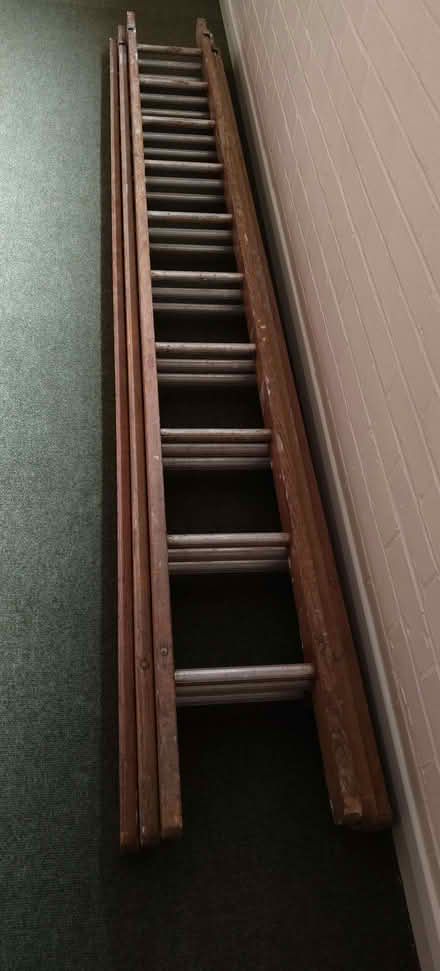 Photo of free Wooden extendable ladder (Wallands Park BN7) #1