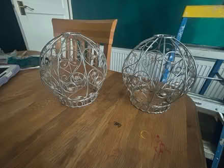 Photo of free 2 Lampshades Pink Pearl (Camrose Avenue, HA8) #1