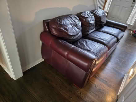 Photo of free Leather Sofa (Buford, GA by Hamilton Mill Rd) #2