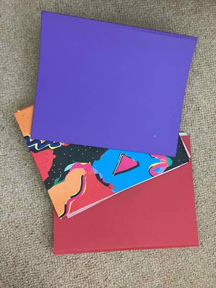 Photo of free 3 files with plastic sleeves (Ifton Heath SY11) #1