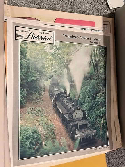 Photo of free Sunday paper from July 4, 1976 (downtown Edmonds) #3