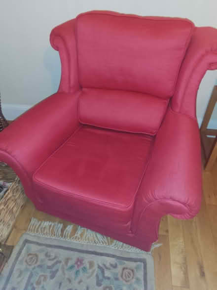 Photo of free Red armchair (Littlehampton BN17) #1