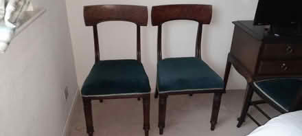 Photo of free 4 dining chairs, 2 x pair (Ringmer BN8) #2
