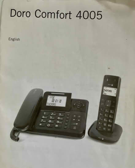 Photo of free Doro 4005 corded telephone plus cordless handset (Bisley Road GL5) #1