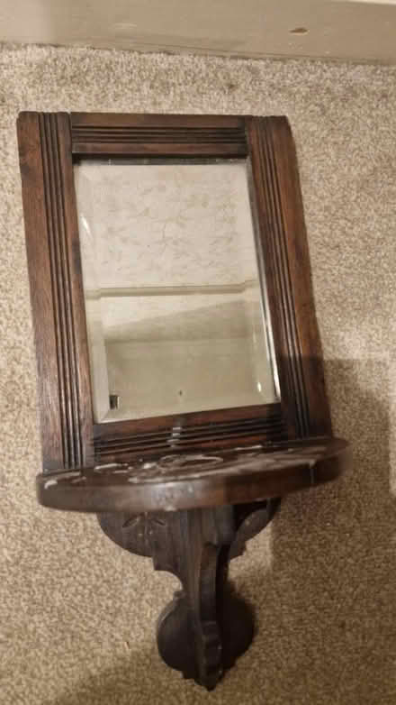 Photo of free Mirrored wooden candle holder (Kirk Hallam DE7) #2