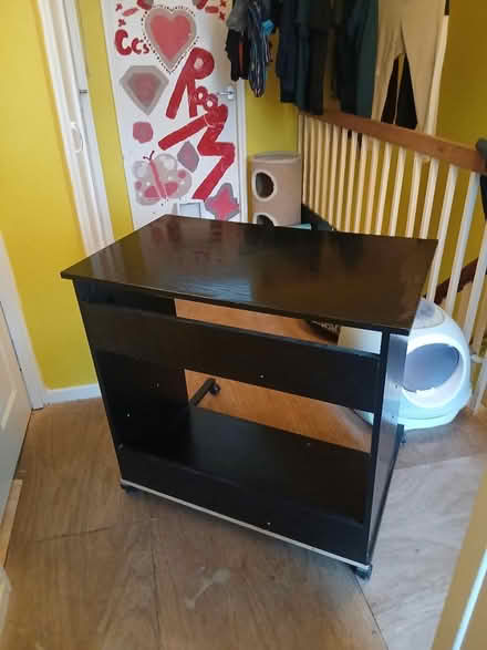 Photo of free Black computer desk (SE22) #3