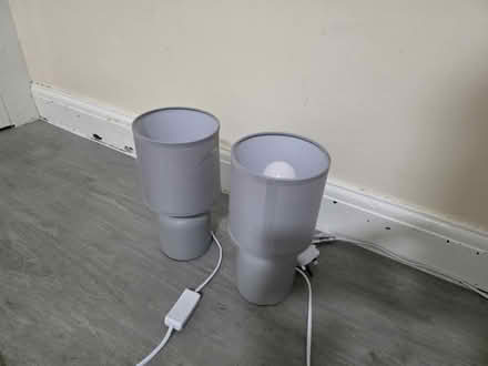Photo of free 2 bedside table lamps (SG5) #3