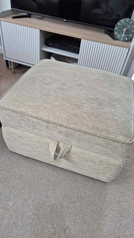 Photo of free Pouffe / Footstool with storage (Danbury, CM3) #1