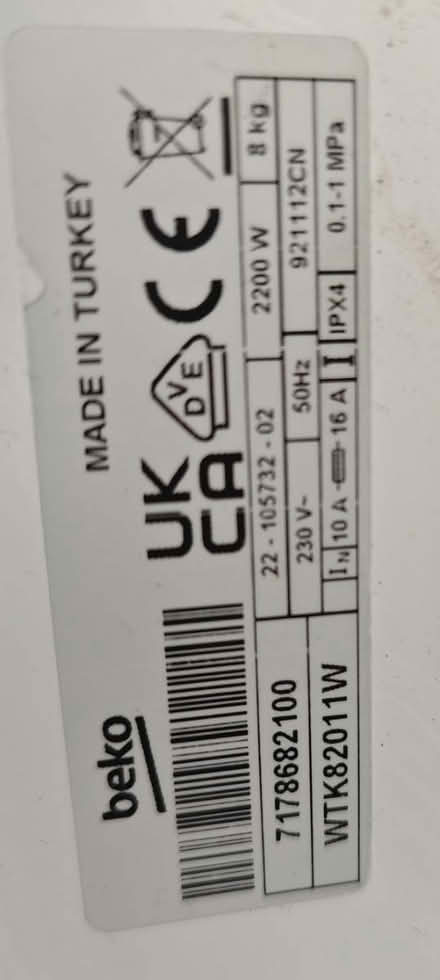 Photo of free Beko washing machine (Ruthin) #3