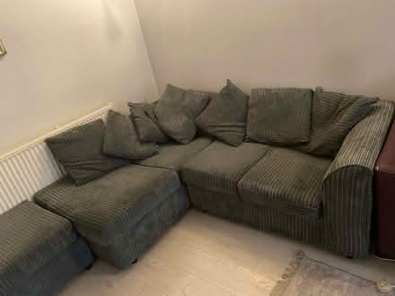Photo of free Grey comfy corner sofa (Langley SL1) #1