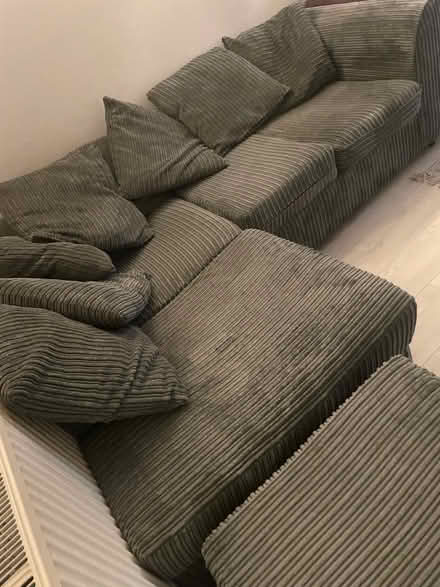 Photo of free Grey comfy corner sofa (Langley SL1) #3