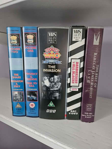 Photo of free Pre-recorded VHS Tapes, including Doctor Who (Winchmore Hill N21) #1