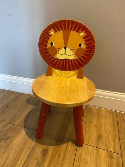 Photo of free Childrens Wooden Lion Chair (Horndon SS17) #1