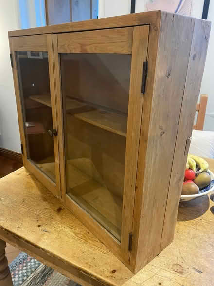 Photo of free Glass fronted wall-mounted display cabinet (Hook Norton OX15) #3