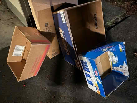 Photo of free Large & medium cardboard boxes (Valencia Avenue, Sunnyvale) #2