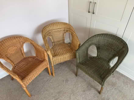 Photo of free Wicker chairs x 4 (BR2) #1