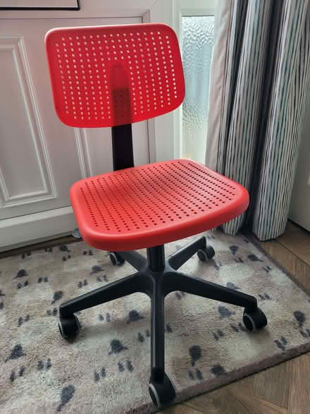 Photo of free Red Ikea desk chair (Woodley RG5) #2