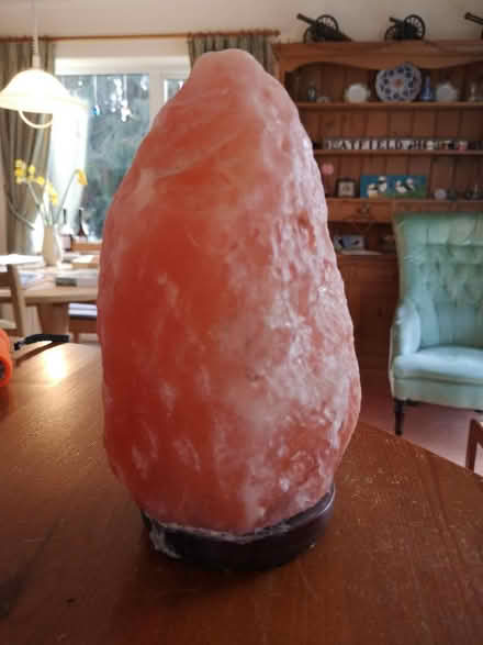 Photo of free Crystal salt lamp with no electric fittings (Kirby Cane NR35) #1