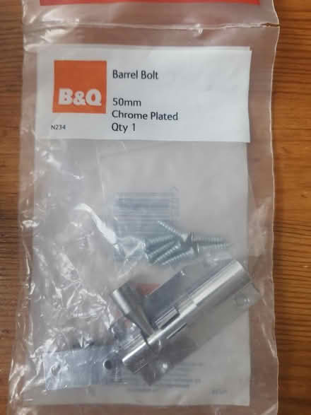 Photo of free Barrel Bolt 50mm (N2 East Finchley) #1