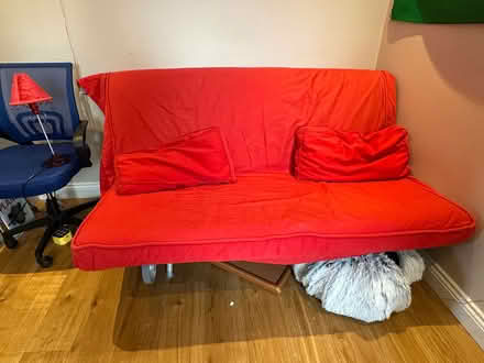 Photo of free Red sofa bed (Upper Holloway N19) #2