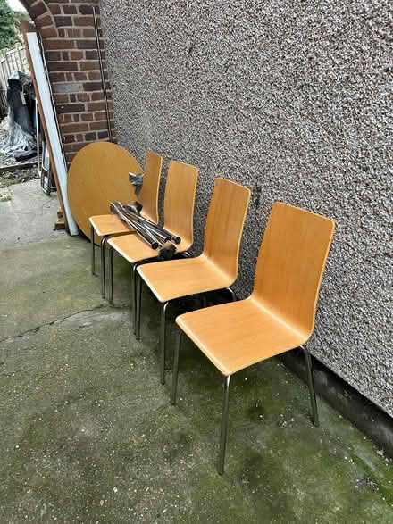 Photo of free Table and 4 x Chairs (Plaistow) #1