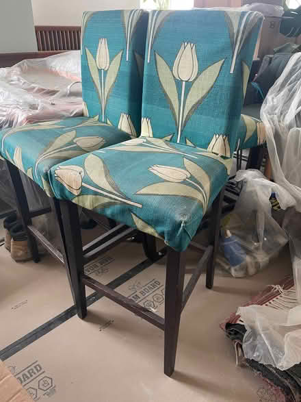 Photo of free Upholstered bar stools (South Kensington SW7) #2