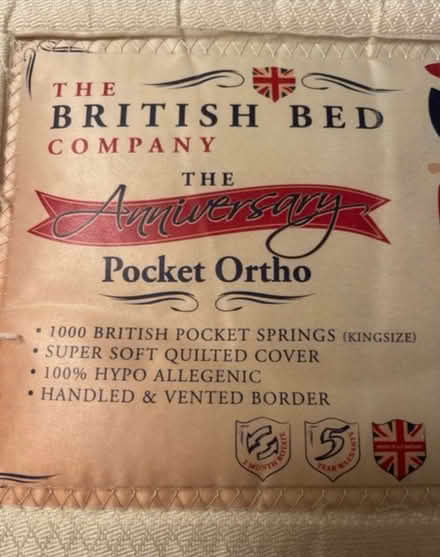 Photo of free White Cot Mattress (Pages lane N10) #3