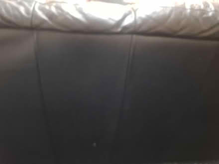 Photo of free 3 seater Sofa black faux leather (Newtown B19) #3