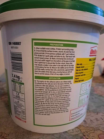 Photo of free Tile adhesive (Seaside BN22) #3