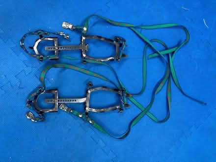 Photo of free Strap on crampons and ice screws (Brixham TQ5) #1