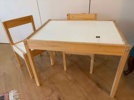 Photo of free Kids table and chairs (Brownswood Park N4) #1