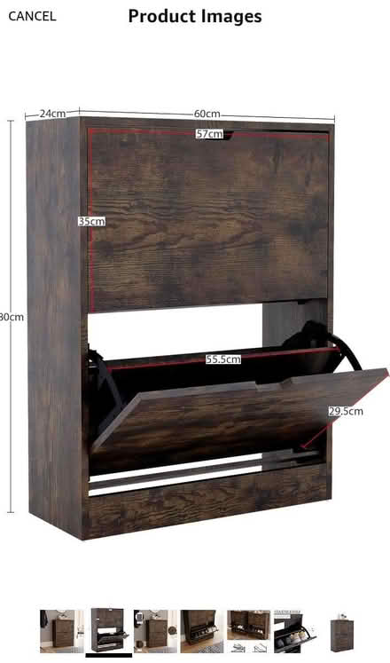 Photo of free Shoe cabinet (King's Weald, off Kingsway.) #3