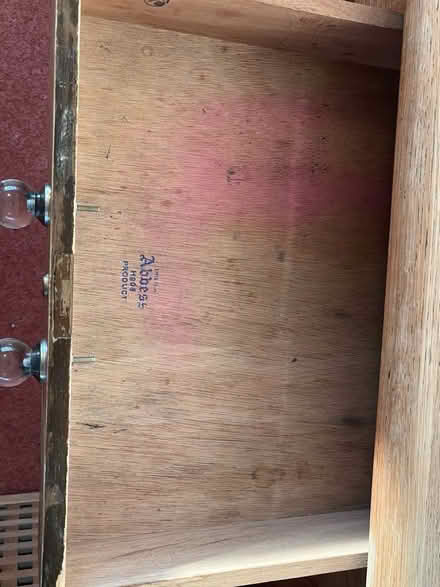 Photo of free Oak veneer/marine ply desk (Surrenden BN1) #2