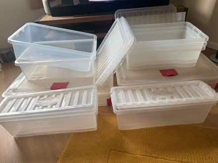 Photo of free Plastic storage boxes (Broomhill S10) #1