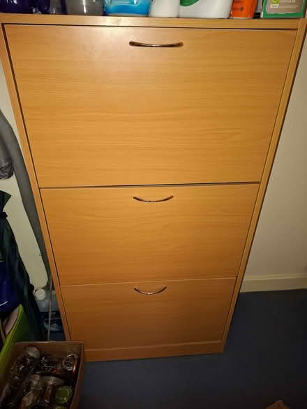 Photo of free Pine wooden shoe rack (Newtown SY16) #1