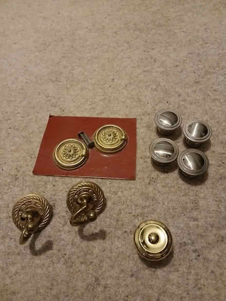 Photo of free Odd doorknobs, curtain tieback hook (Great Baddow) #1