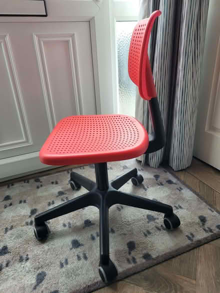 Photo of free Red Ikea desk chair (Woodley RG5) #1