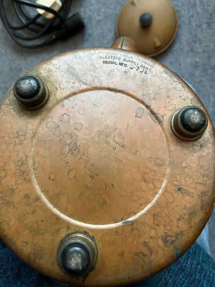 Photo of free Vintage Copper Electric kettle (Moseley B13) #2