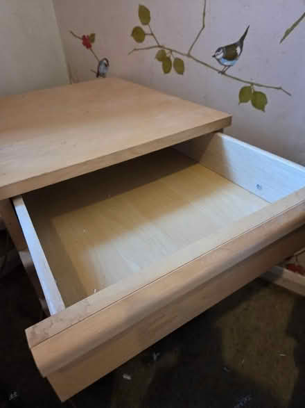 Photo of free Pine Filing Cabinet with key (Lea Industrial Estate AL5) #4