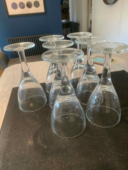 Photo of free 7 sturdy wine glasses (Norwich . NR6) #1