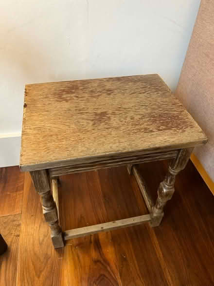 Photo of free Small wooden side table (SE5) #2