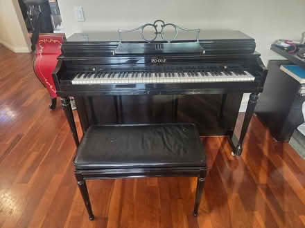 Photo of free Black Poole Upright Piano (Carmel Valley) #1