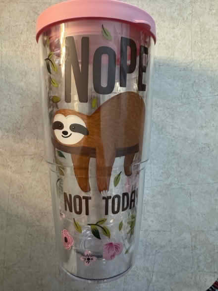 Photo of free Tervis Sloth tumbler (Downers Grove - South) #1