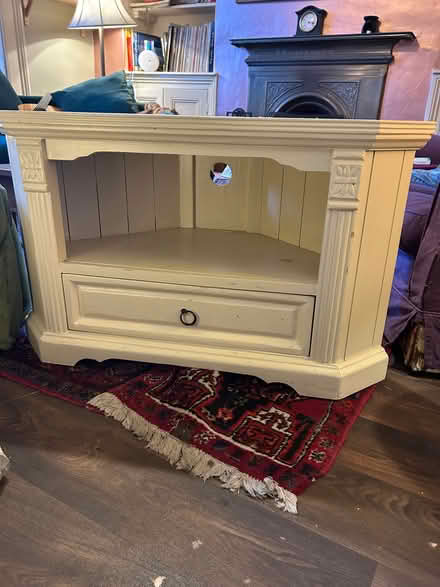 Photo of free Corner TV unit with drawer (Freehold LA1) #1